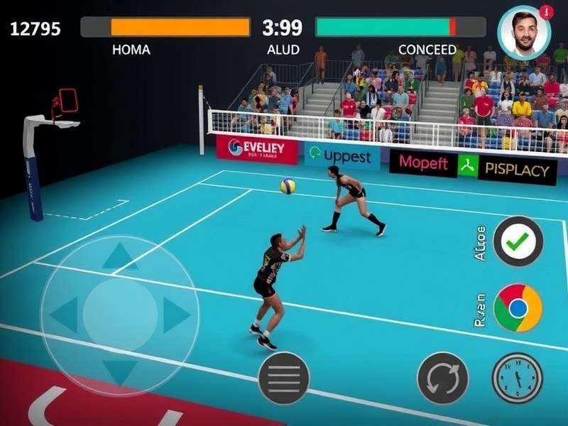 Pro Volley India Game Screenshot